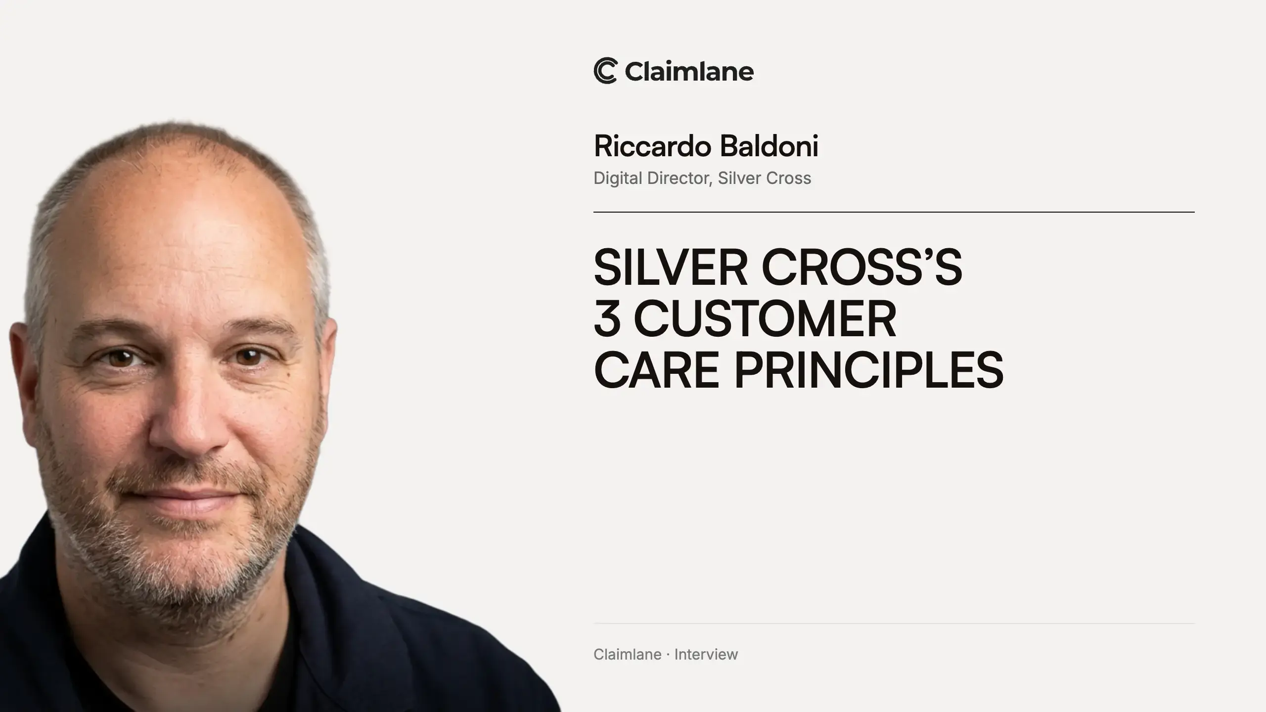 Riccardo Baldoni interview